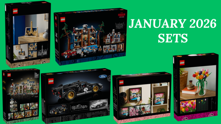 featured image with images of new LEGO sets boxes
