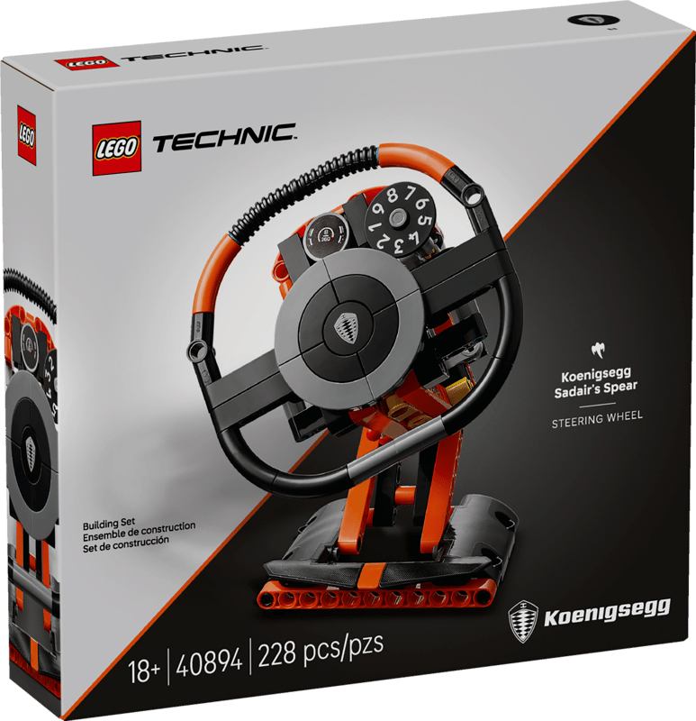 40894 Koenigsegg Sadair's Spear Steering Wheel